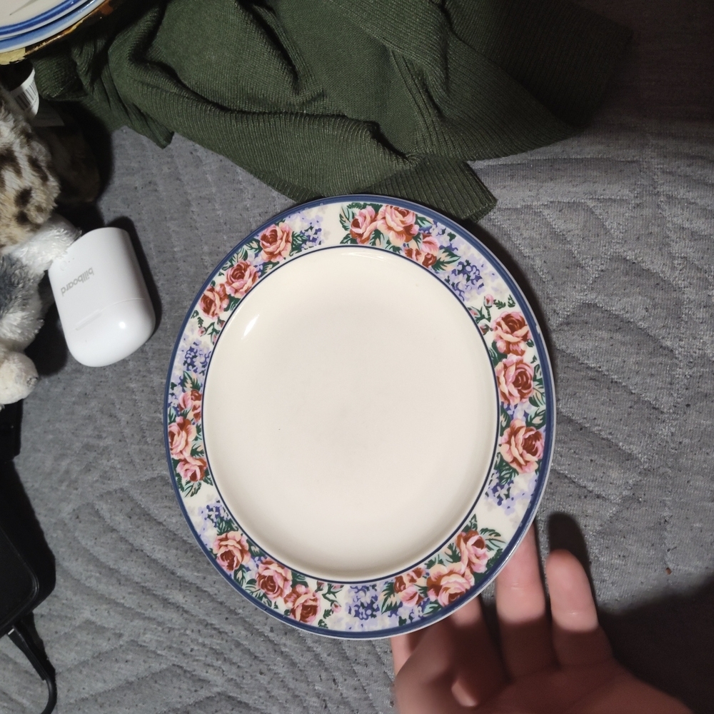 Dragonfly Patterned Plate - Picture 2 of 4